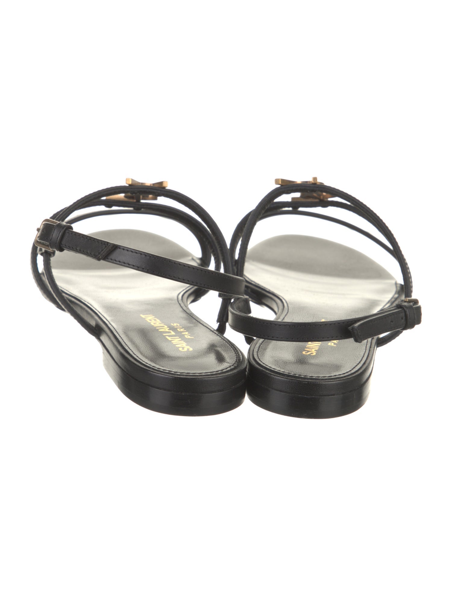 Saint Laurent Leather Gladiator Sandals